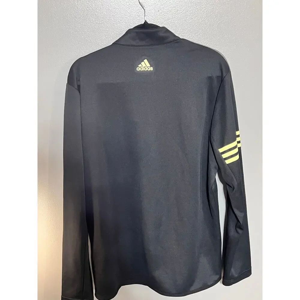 Adidas Golf Men’s Long Sleeve Medium Quarter Zio Charcoal Top‎